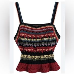 Zara crochet size L top